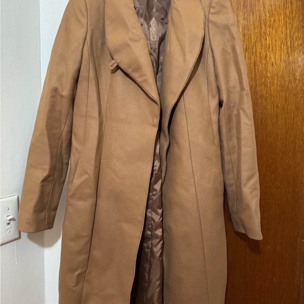 Zara Chic Camel Long Coat